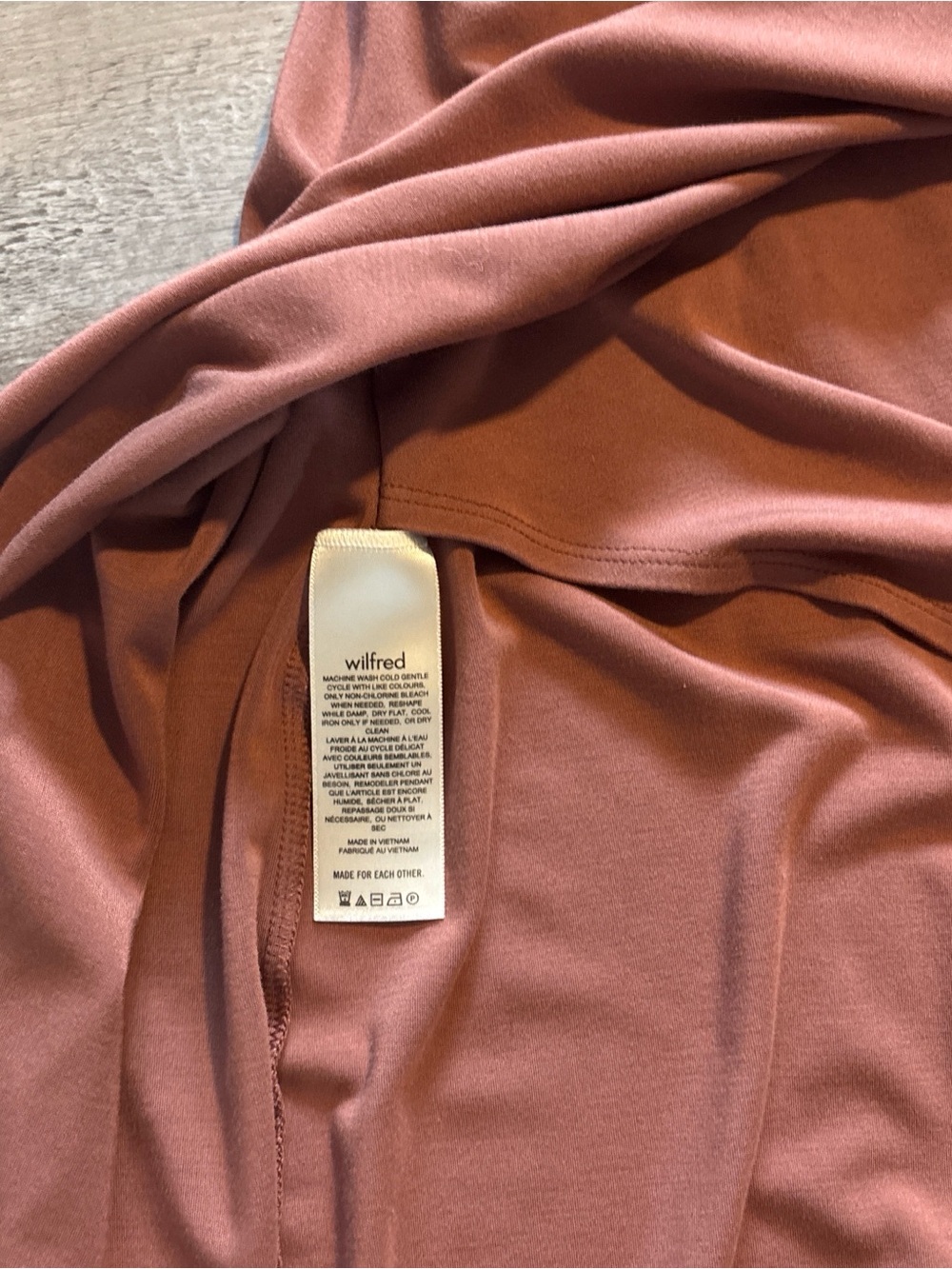 Wilfred Brown  Pink Sleeveless Tie-Waist Midi Dress - Picture 5 of 6